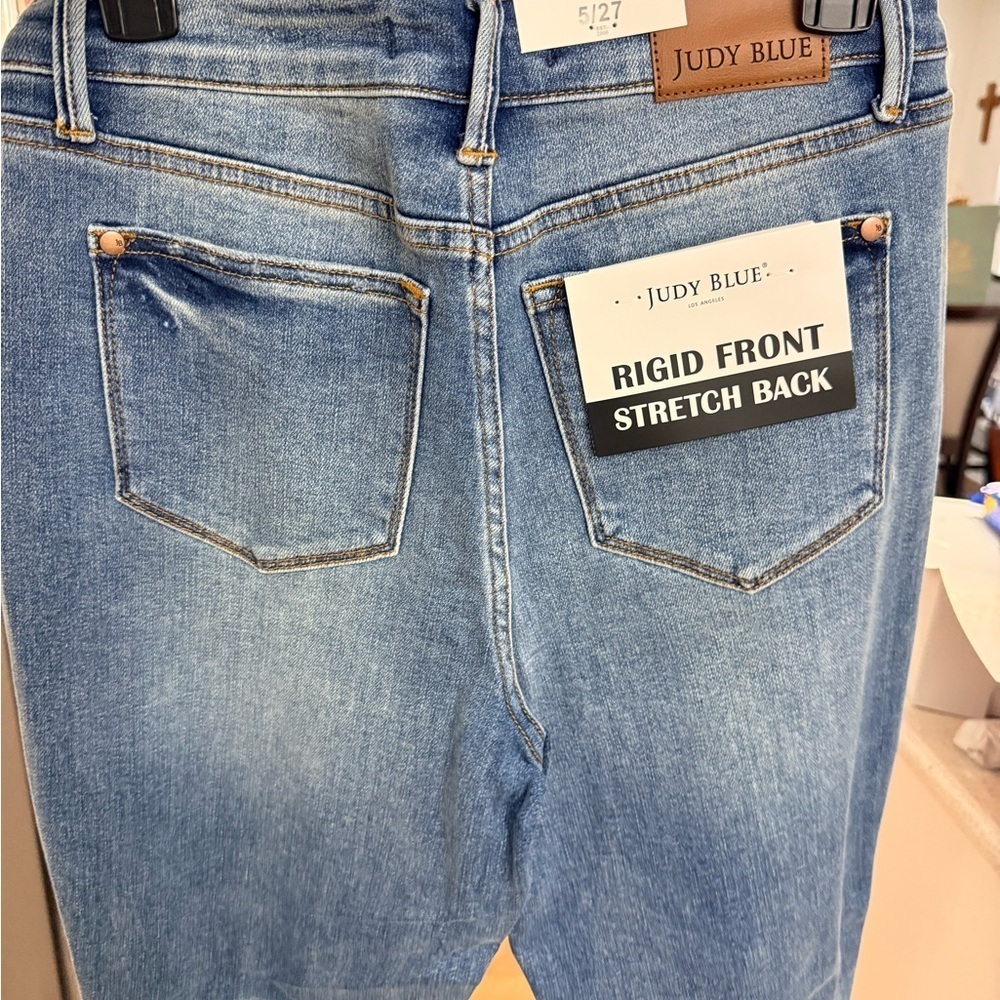 Judy Blue brand new Women's Jeans fray hem sz 5/27 7/28 - Picture 6 of 6